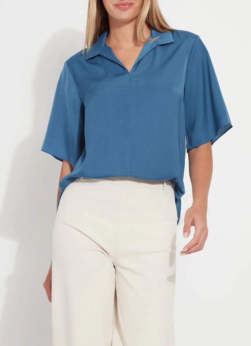 LYSSE TELIA CROPPED PULL ON TOP