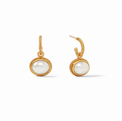 Julie Vos Calypso Hoop & Charm Earring