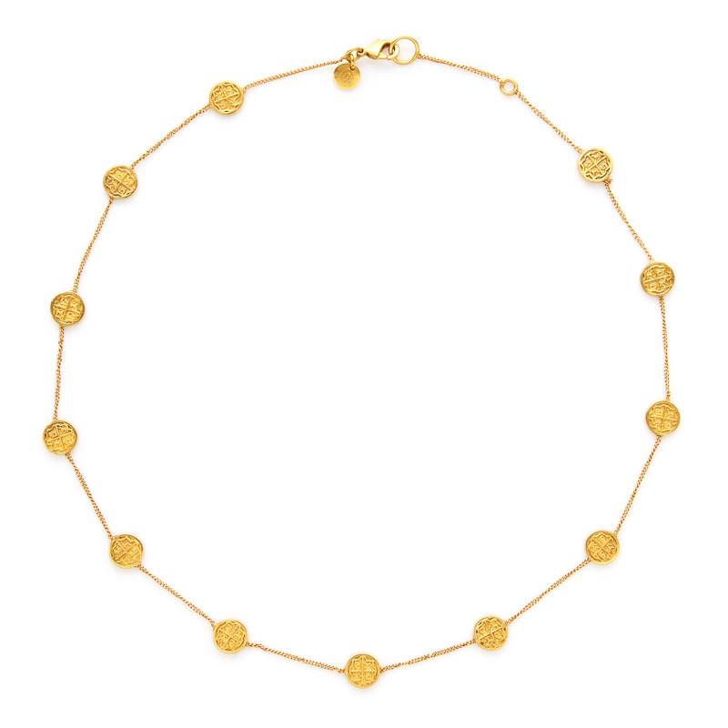 Julie Vos VALENCIA DELICATE STATION NECKLACE